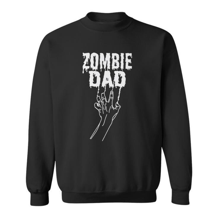 Zombie Dad Halloween Father Costume Adults Sweatshirt