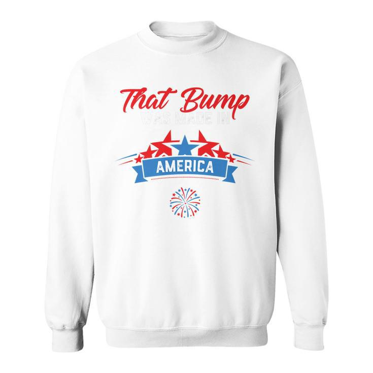 4Th Of July Pregnancy Announcement  For Dad To Be Men Sweatshirt