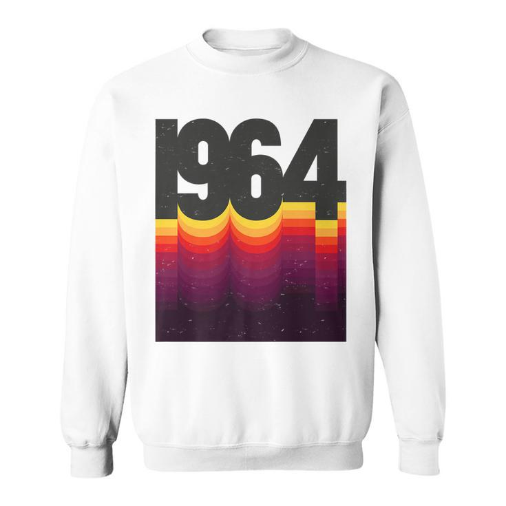 58Th Birthday Vintage Retro Style 1964   V2 Sweatshirt