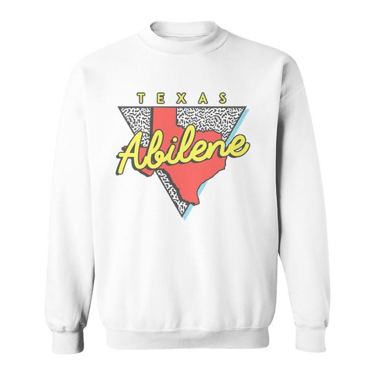 Abilene Texas Retro Triangle Tx City Sweatshirt