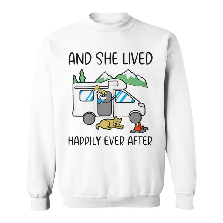 And She Lived Happily Ever After Sweatshirt