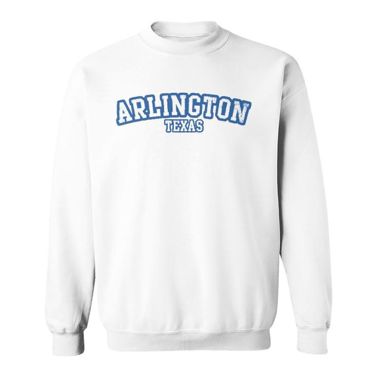 Arlington Texas Athletic Text Sport Style Sweatshirt