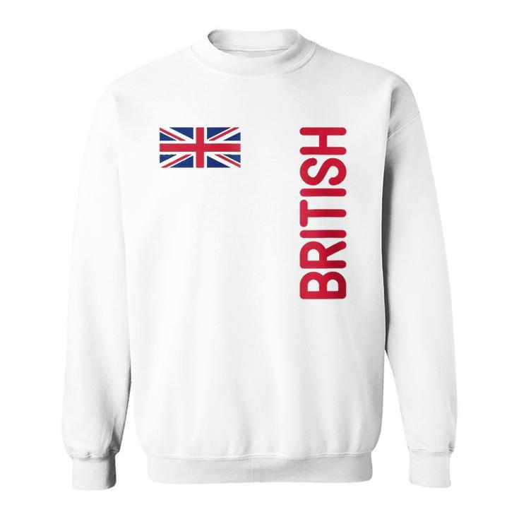British Flag And The United Kingdom Roots Zip Sweatshirt
