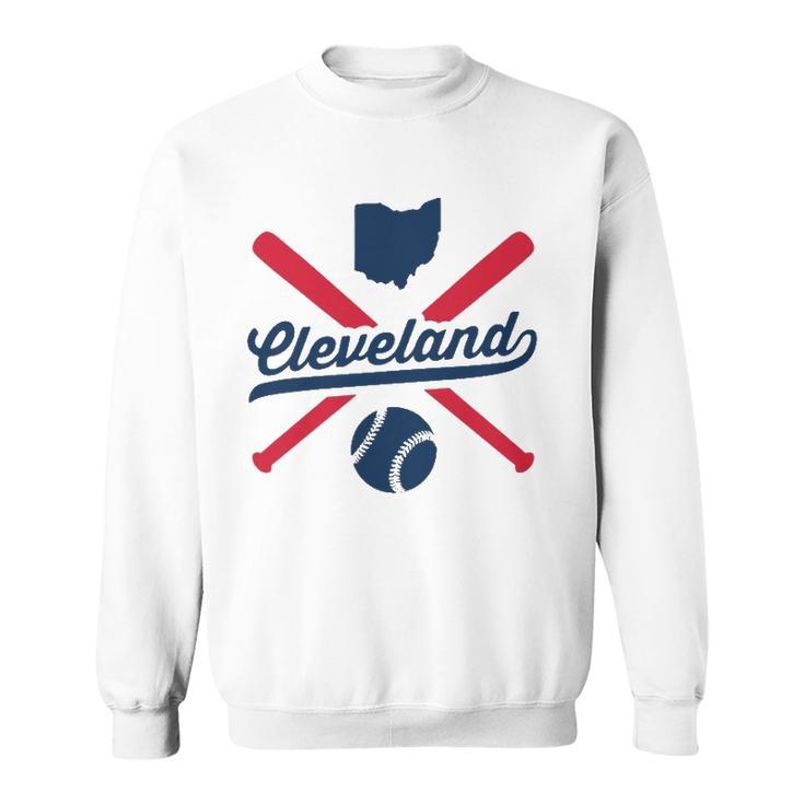 Cleveland Baseball Vintage Ohio Pride Love City Sweatshirt
