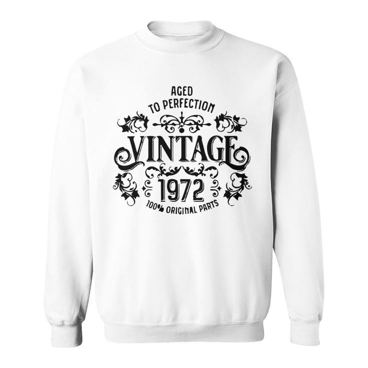 Copy Of 50Th Birthday Born 1972 Vintage Sweatshirt