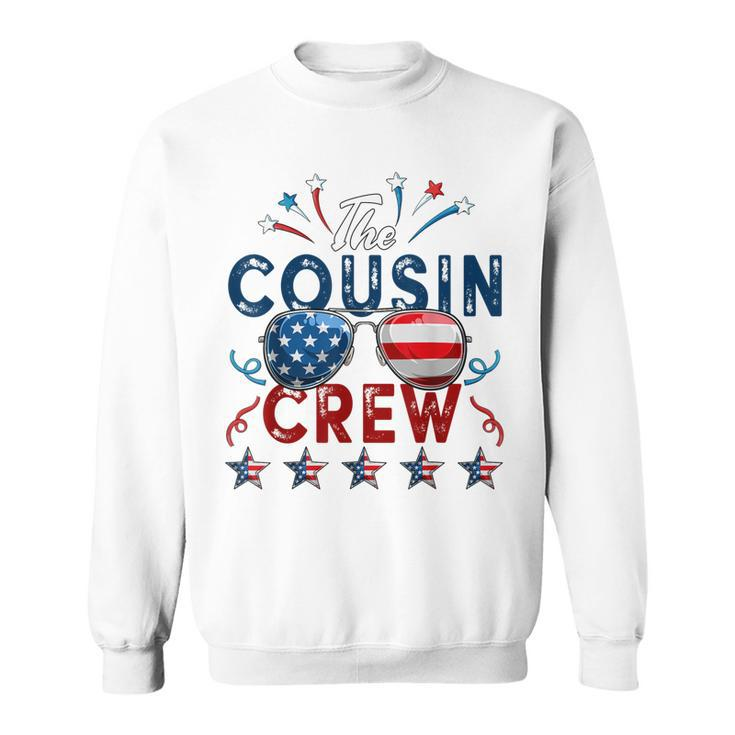 Cousin Crew 4Th Of July Patriotic American Family Matching  V3 Sweatshirt