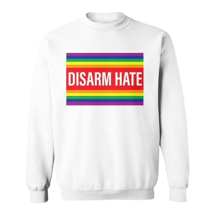 Disarm Hate Lgbtq Pride Protect Trans Students Not Afraid Sweatshirt