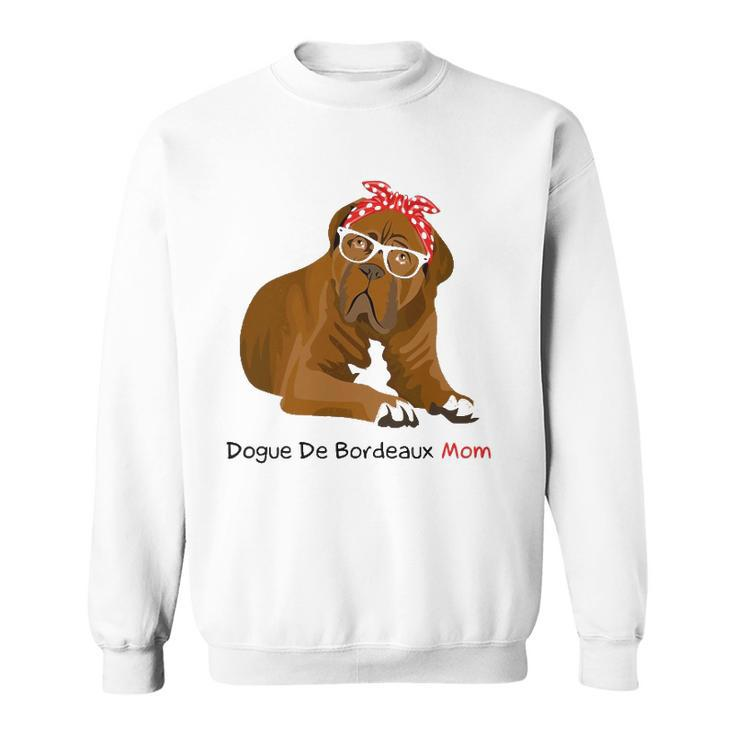 Dogue De Bordeaux Mom Bandana Womens Sweatshirt