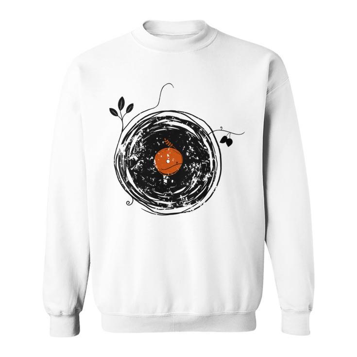 Enchanting Vinyl Records Vintage Sweatshirt