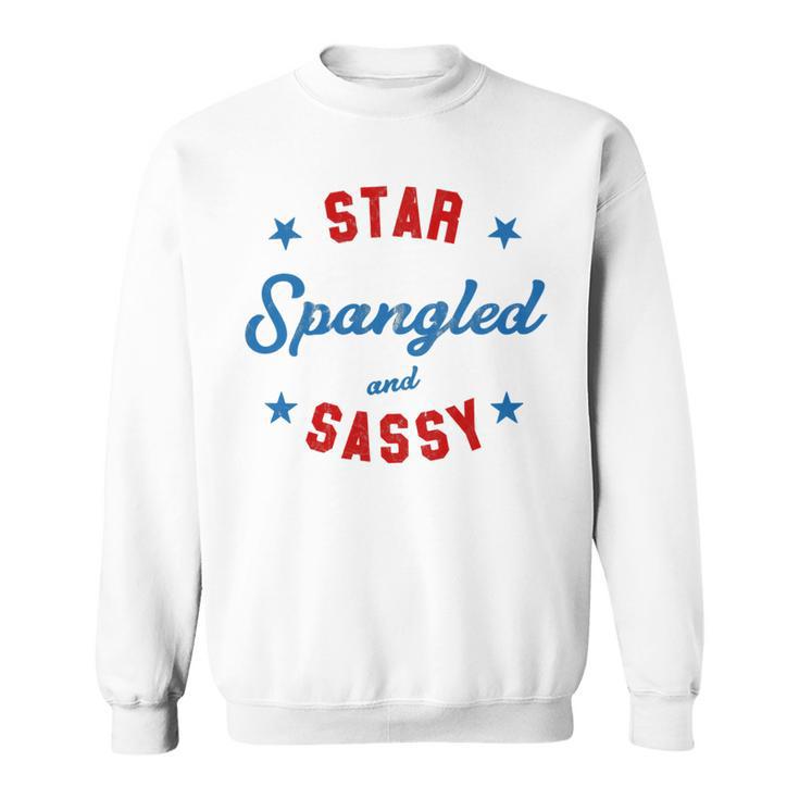 Fourth Of July Star Spangled Sassy Cute 741 Shirt Sweatshirt