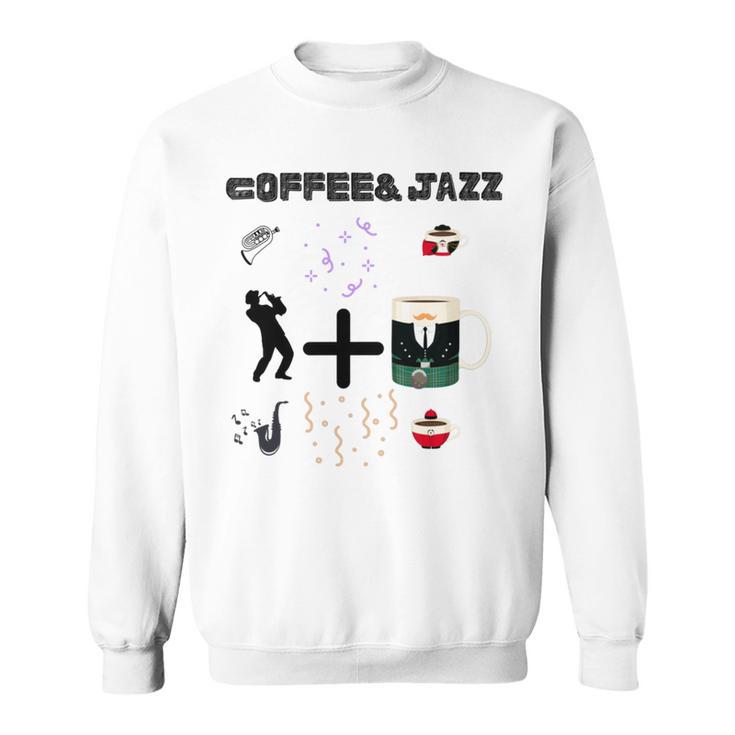 Funny Coolgiftcute Coffee Jazz Jazzmusiccoffeejazz Loverjazz Musicnashvillevintageguitar Sweatshirt