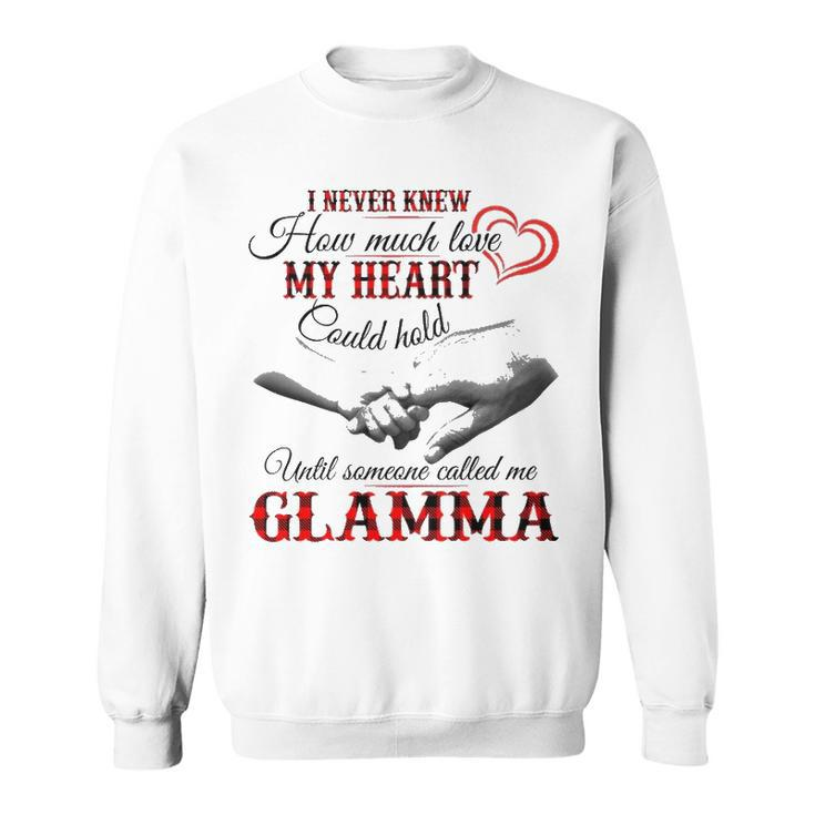 Glamma Grandma Gift   Until Someone Called Me Glamma Sweatshirt