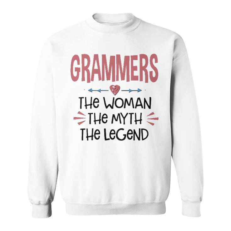 Grammers Grandma Gift   Grammers The Woman The Myth The Legend Sweatshirt