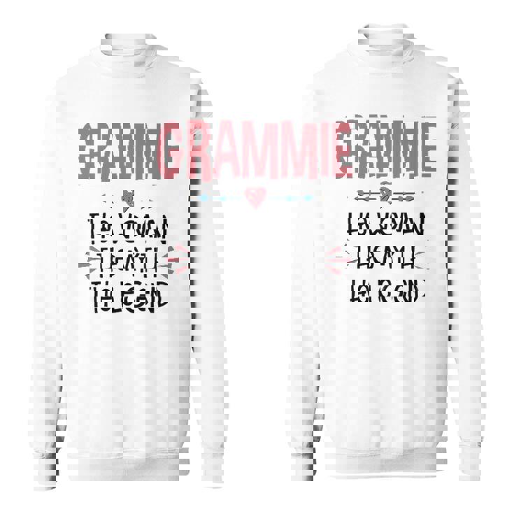 Grammie Grandma Gift   Grammie The Woman The Myth The Legend Sweatshirt