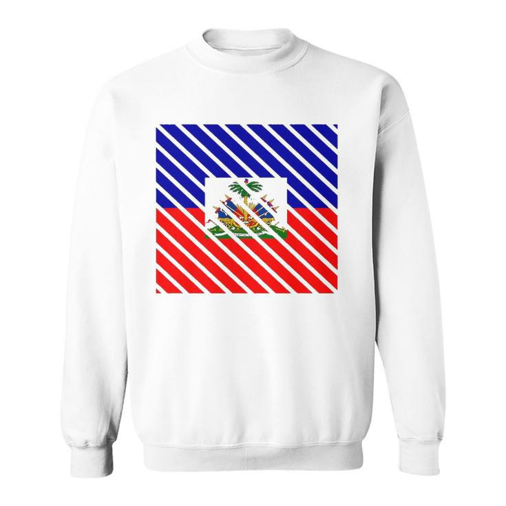 Haitian Flag Pride Haiti Vacation Gift Sweatshirt