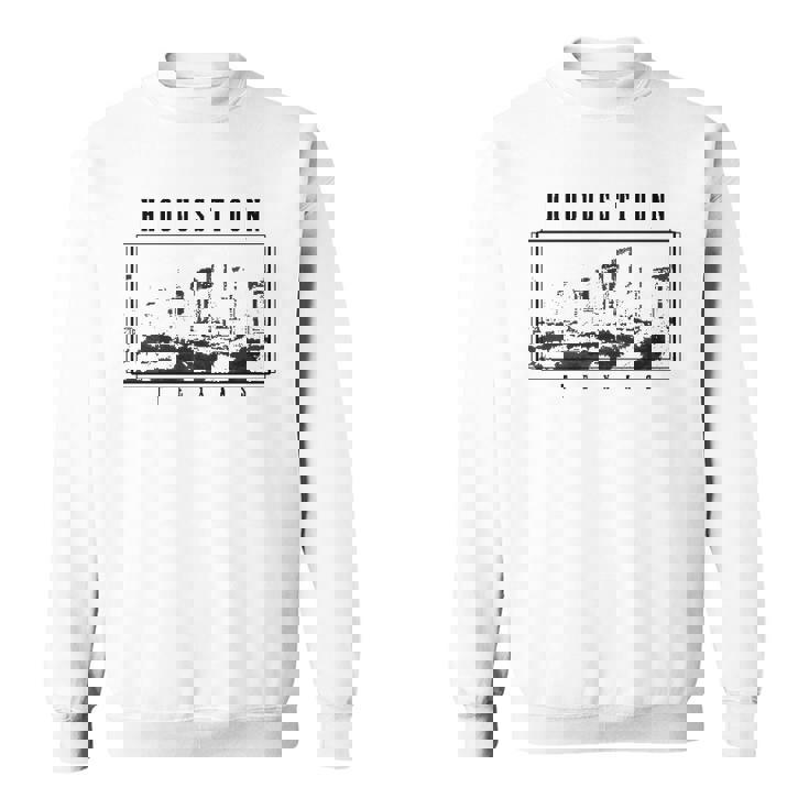 Houston Skyline Texas Pride Vintage Houston Sweatshirt