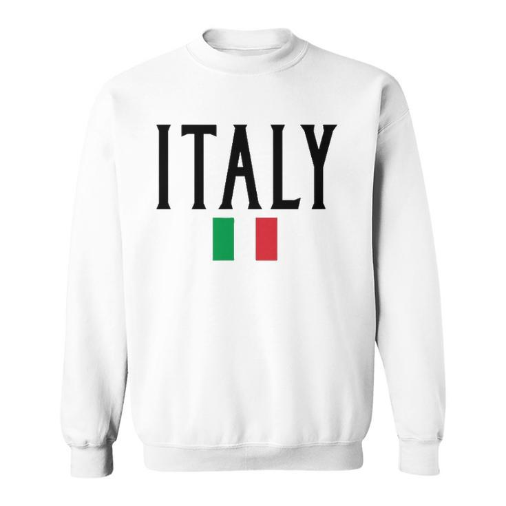 Italy Flag Vintage Black Text Festa Della Repubblica Sweatshirt