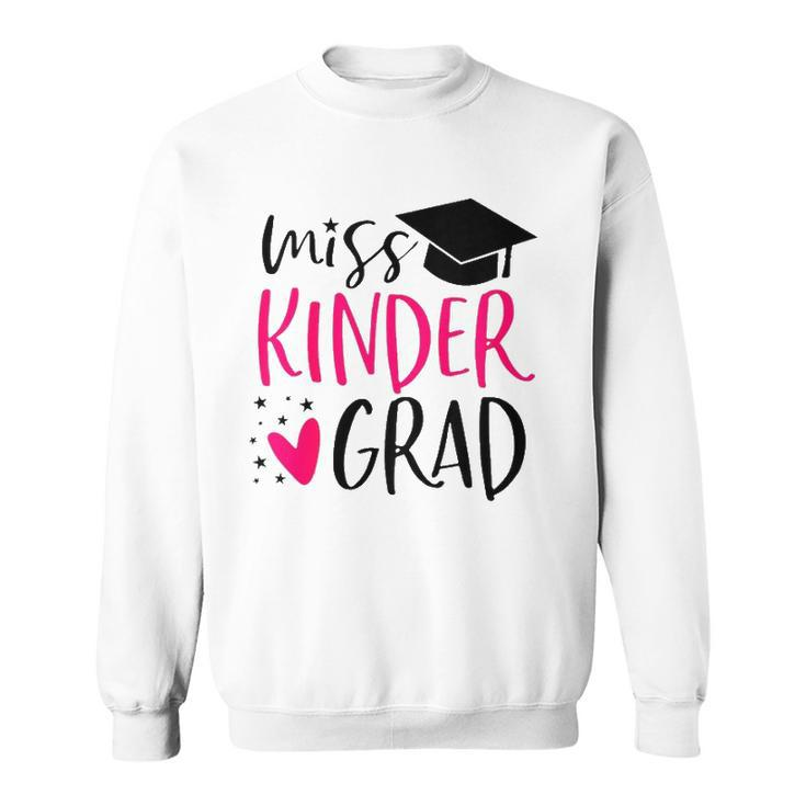 Kids Miss Kinder Grad Kindergarten Nailed It Graduation 2022 Senior Sweatshirt