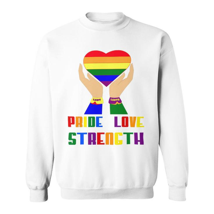 Lgbt Pride Month  Lgbt History Month Slogan Shirt Lgbt Love Heart Sweatshirt