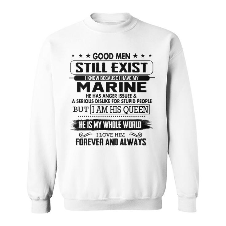 Marine Name Gift   I Know Because I Have My Marine Sweatshirt