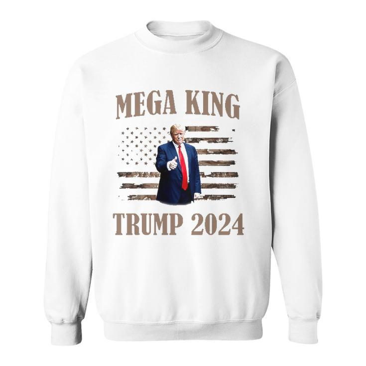 Mega King Mega King Trump 2024 Donald Trump Sweatshirt