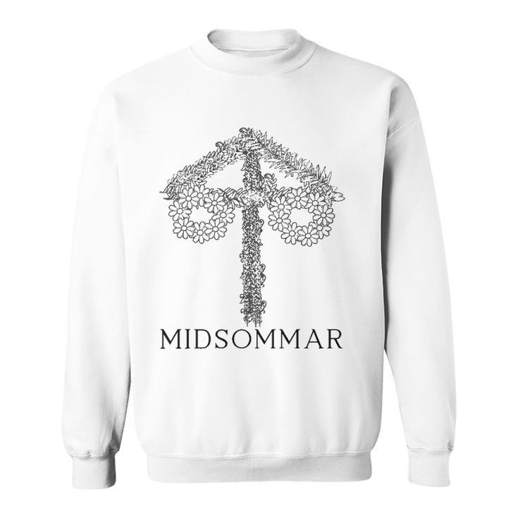 Midsummer Maypole Midsommar Festival Sweden Summer Solstice  Sweatshirt