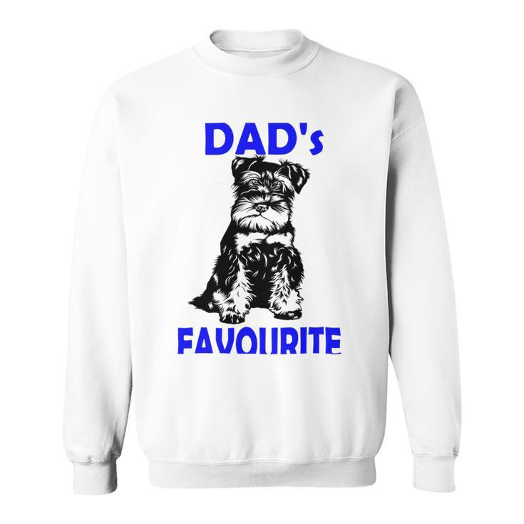 Miniature Schnauzer At Home Dads Favourite Multi Tasking Dog Sweatshirt