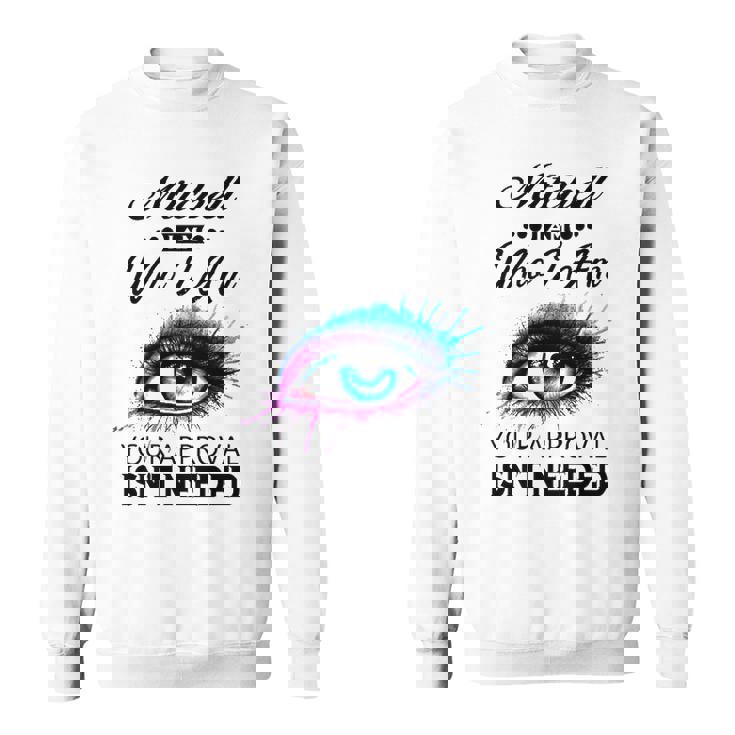 Mitchell Name Gift   Mitchell I Am Who I Am Sweatshirt