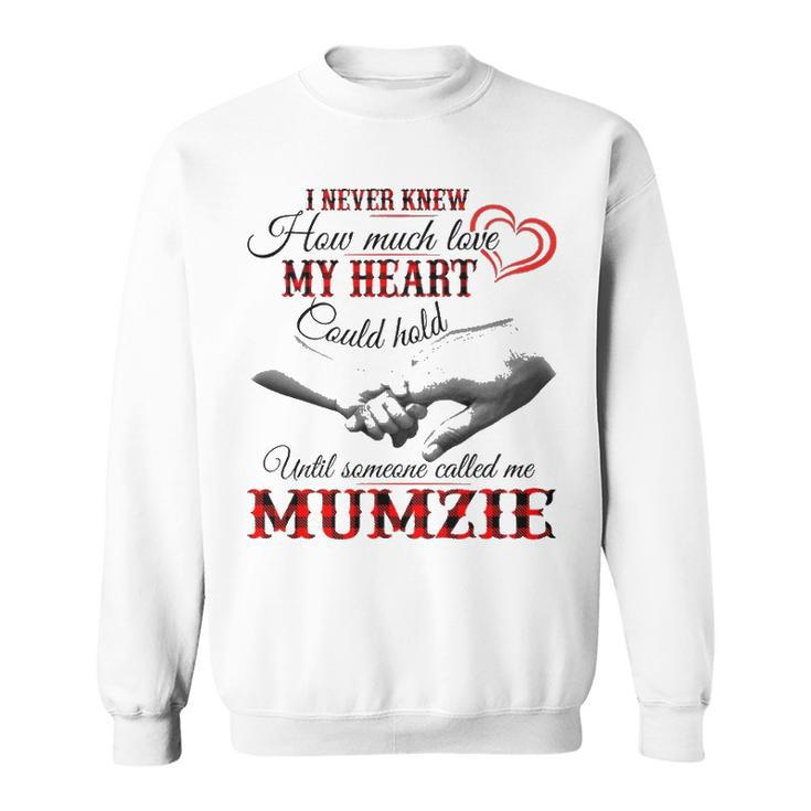 Mumzie Grandma Gift   Until Someone Called Me Mumzie Sweatshirt