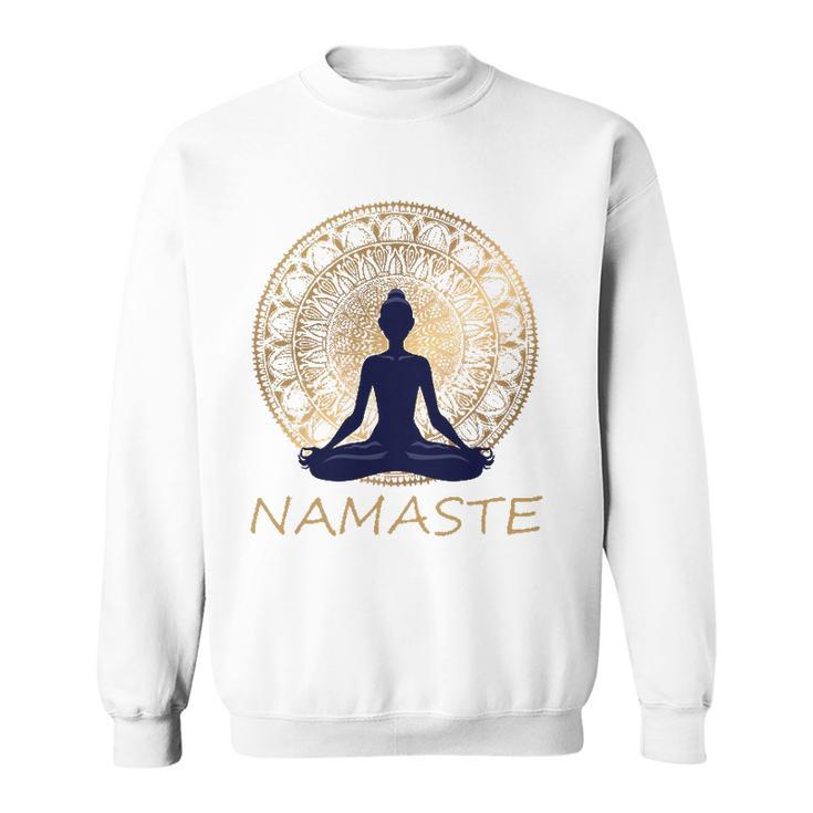 Namaste Yoga Dress Meditation Clothes Lotus Position Sweatshirt