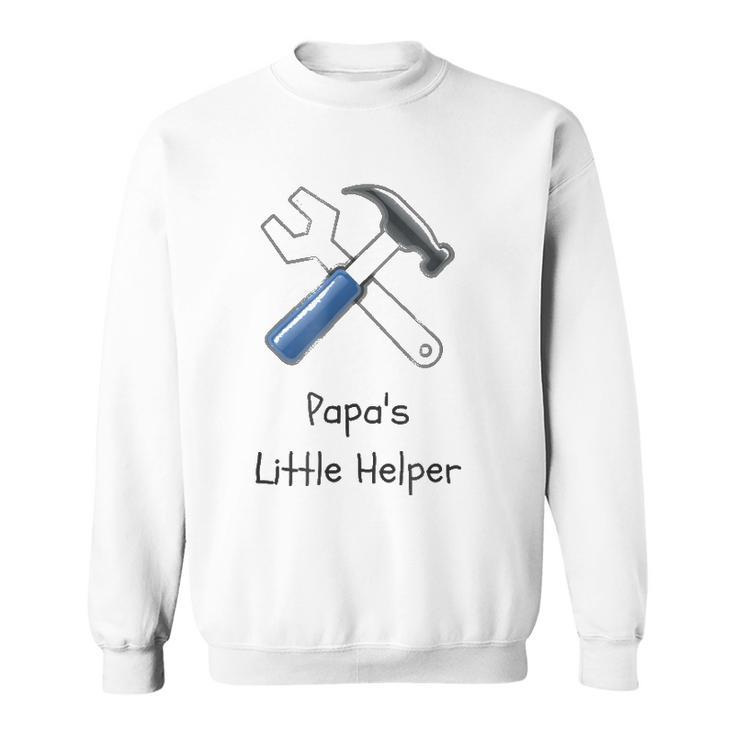 Papas Little Helper Handy Tools Kids Sweatshirt