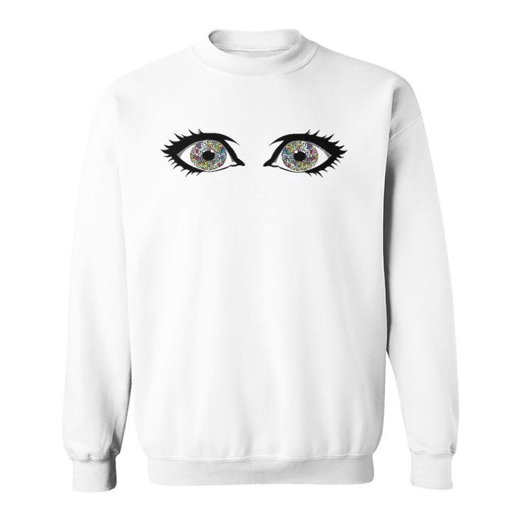 Psychedelic Eyeball Trippy Eyes  Sweatshirt