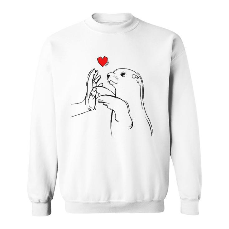 Seal Lover Sea Lion Seals Girls Boys Women Sweatshirt