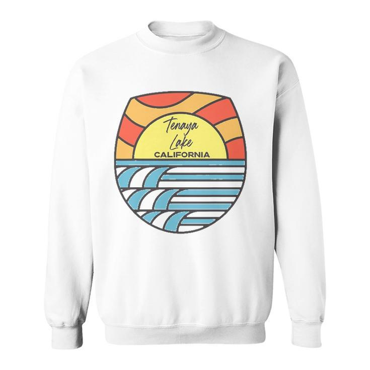 Tenaya Lake California Ca Sunset Souvenir Vacation Sweatshirt