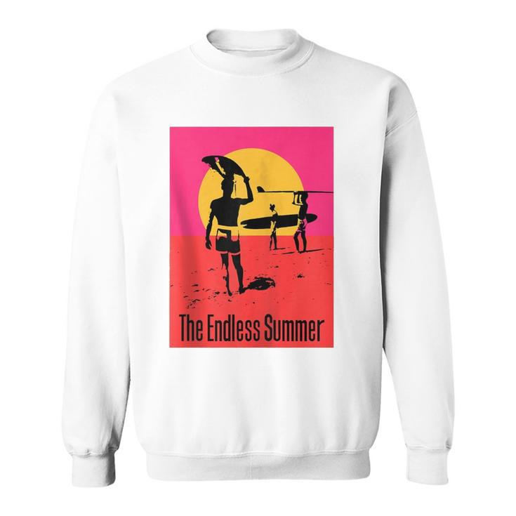 The Endless Summer Classic Surf Lovers Gift Movie Poster Zip Sweatshirt