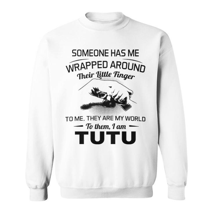 Tutu Grandma Gift   To Them I Am Tutu Sweatshirt