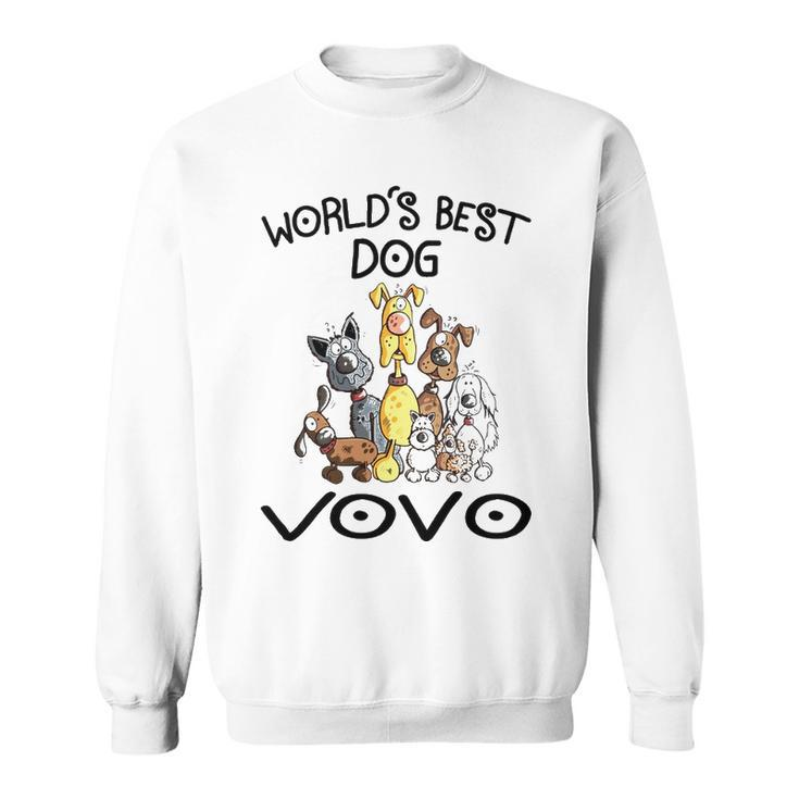 Vovo Grandpa Gift   Worlds Best Dog Vovo Sweatshirt