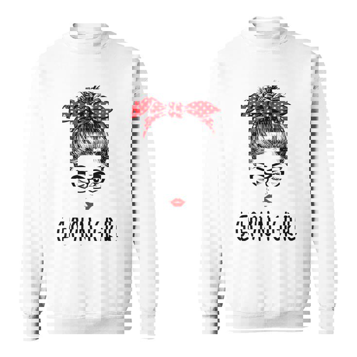Wink Eye Woman May June Gemini Girl Birthday  Women  Sweatshirt