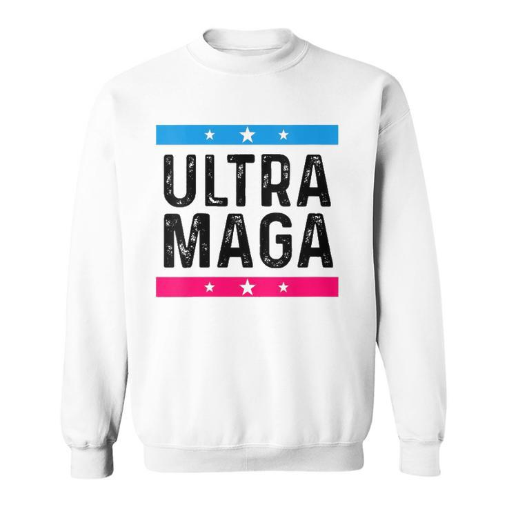Womens Ultra Mega Patriotic Trump Republicans Conservatives Vote Trump  Sweatshirt