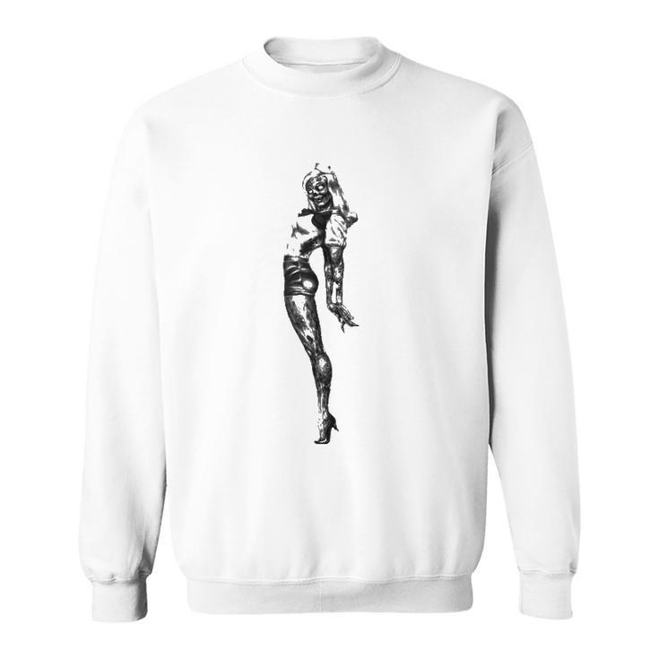 Zombie Pin-Up Girl  Sweatshirt