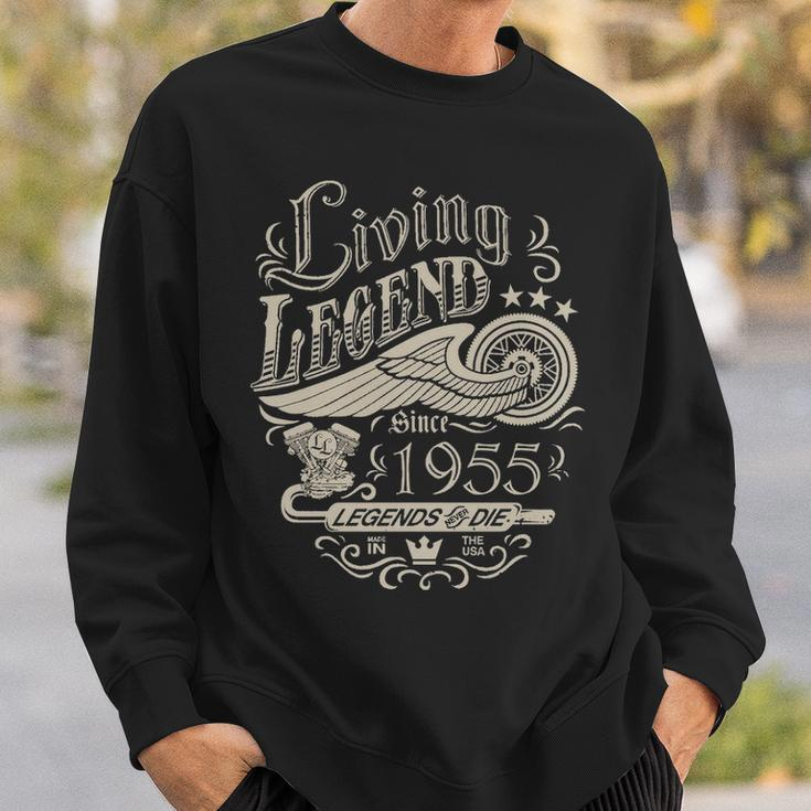 1955 Birthday Living Legend Since 1955 Sweatshirt Gifts for Him