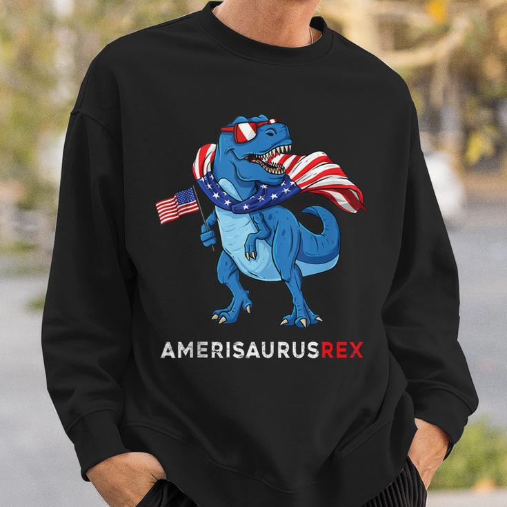 4Th Of July AmerisaurusRex Dinosaur Boys Kids Ns Sweatshirt Gifts for Him