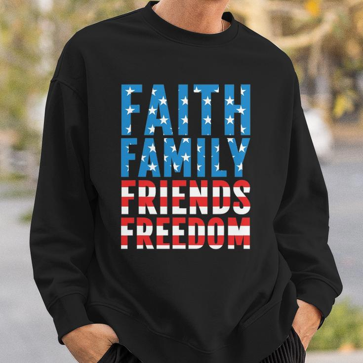 4Th Of July S For Men Faith Family Friends Freedom Sweatshirt Gifts for Him