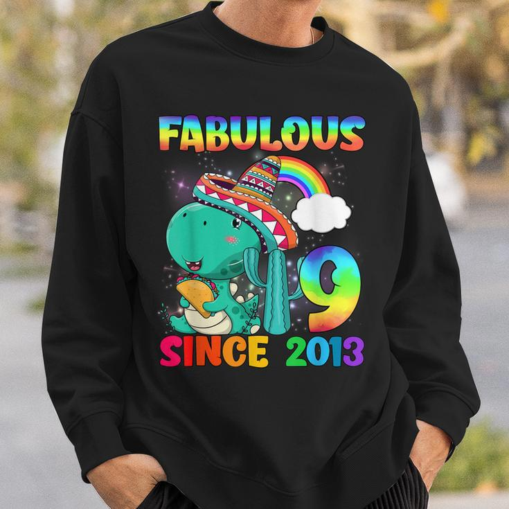9 Years OldRex 9Th Birthday Dinosaur Girls Since 2013 Sweatshirt Gifts for Him