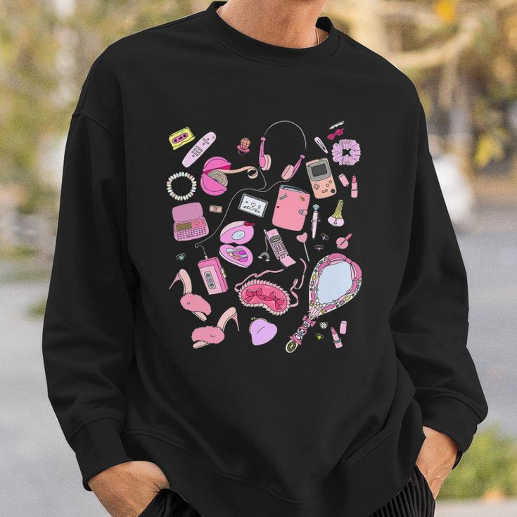 90S Styles Pink Nostalgia Graphic Sweatshirt Gifts for Him