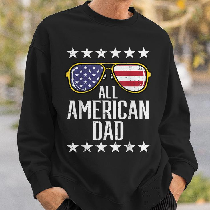 All American Dad 4Th Of July Memorial Day Matching Family Sweatshirt Gifts for Him