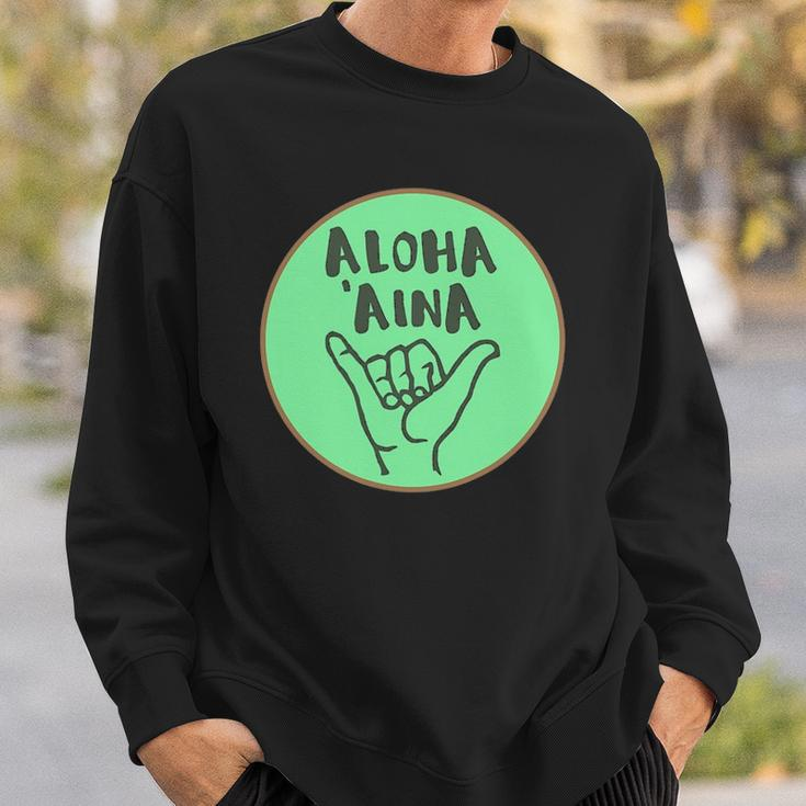 Aloha Aina Love Of The Land Sweatshirt Gifts for Him