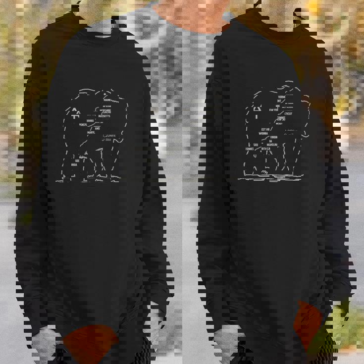Appalachian Trail Bear Symbol Of Appalachian National Park Sweatshirt Gifts for Him