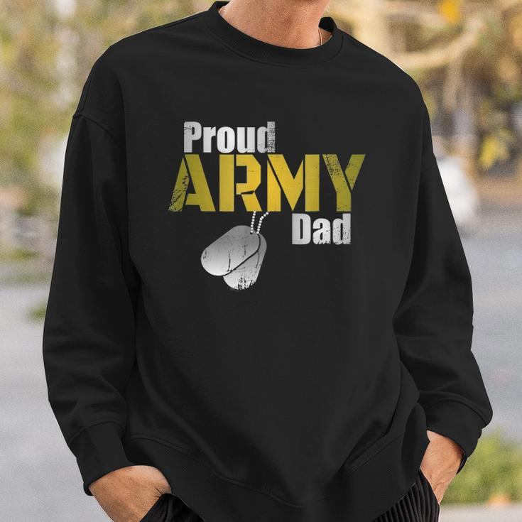 Army Dad Proud Parent US Army Military Family Gift Sweatshirt Gifts for Him