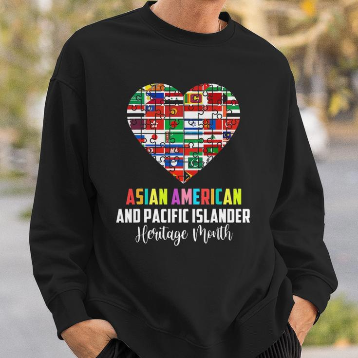Asian American And Pacific Islander Heritage Month Heart Sweatshirt Gifts for Him
